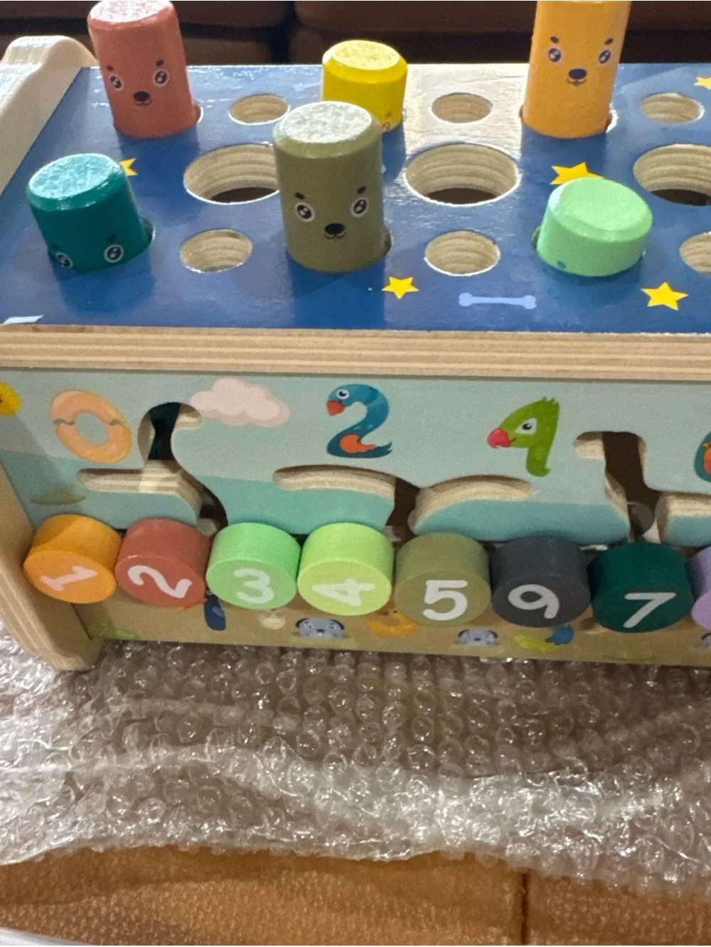 Wooden Montessori Educational new 7 In 1 Hammering And Pounding Ages 12+ Months